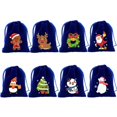 thumbnail image 3 of StoBag-bolsas de terciopelo de Feliz Navidad para niños, 50 piezas, embalaje de regalo de dulces, bolsillo de almacenamiento con cordón pequeño, favores de fiesta, venta al por mayor, 3 of 4