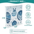thumbnail image 5 of Easter Eggs Boho 3 Ring Binders 1.5 inch Hardcover File Folders with Interior Pockets A4 Size Organizer for School Office Hospital Set of 2, 5 of 8