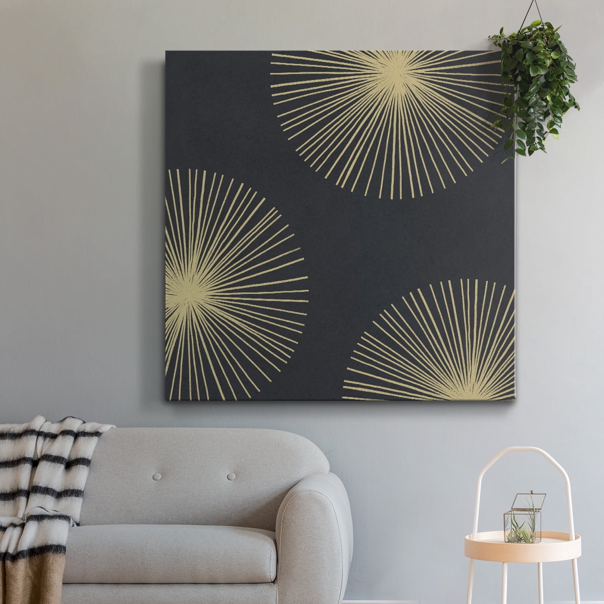 Wexford Home Bursts II-Premium Gallery Wrapped Canvas, 16" x 16" - Ready to Hang