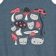 thumbnail image 3 of Instant Message - Cat Mushroom - Women's Racerback Tank Top, 3 of 6