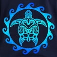 thumbnail image 3 of CafePress - Blue Tribal Turtle Sun Long Sleeve T Shirt - Women's Long Sleeve Graphic Tee Casual Fit, 3 of 4
