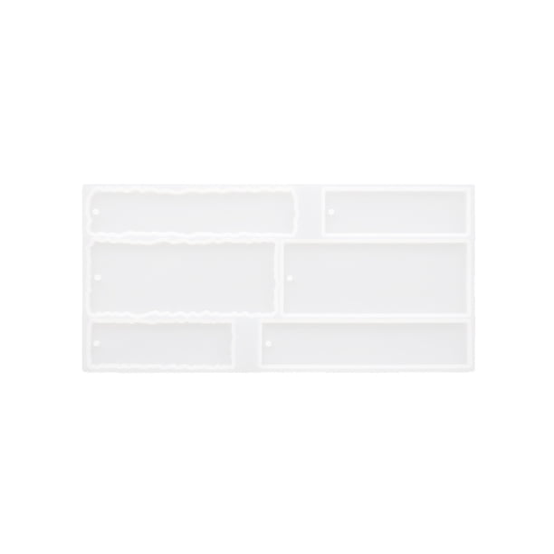 1 set Silicone Bookmark Molde DIY Bookmark Molde de fundición Moldemar