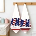 thumbnail image 7 of FEOLGEHLY Patriotic Kitchen Towels 4th of July Independence Day Fireworks Stars Red White Blue Dish Towels, 16x24 inch Seasonal Summer Memorial Day Decoration Hand Towels Set of 2, 7 of 7