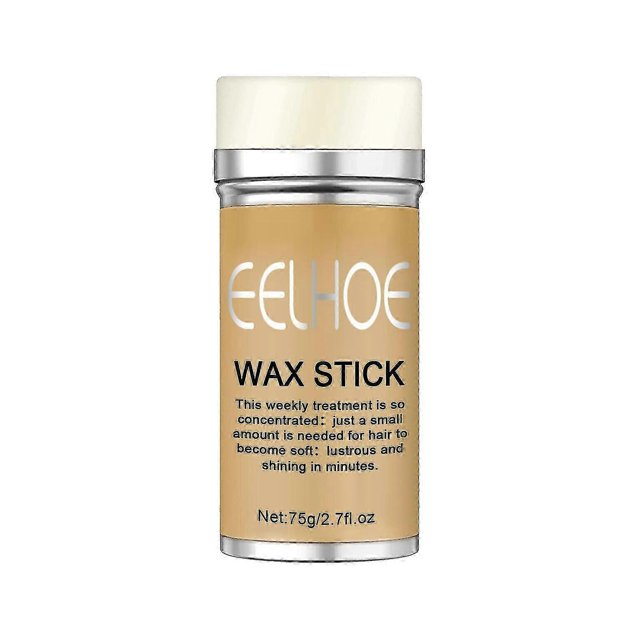 Hair Wax Stick Hair Long-Lasting Styling Anti-Frizz Broken Hair Care Natural Gloss Solid Styling Hair Wax