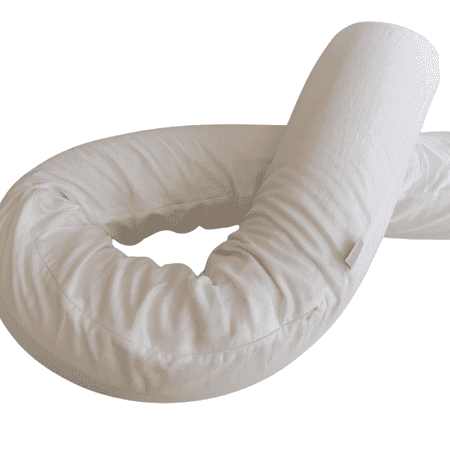 iAdjust 75" Latex Body Pillow - Ideal for Side, Back & Stomach Sleepers, Latex, Pillow