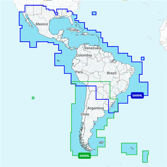 Garmin Cartographie Marine 010-C1285-00 Vision Navionique; Compatible avec Traceurs de Cartes/sonar; Code de Région NVSA004L; sur Carte SD/Micro-SD
