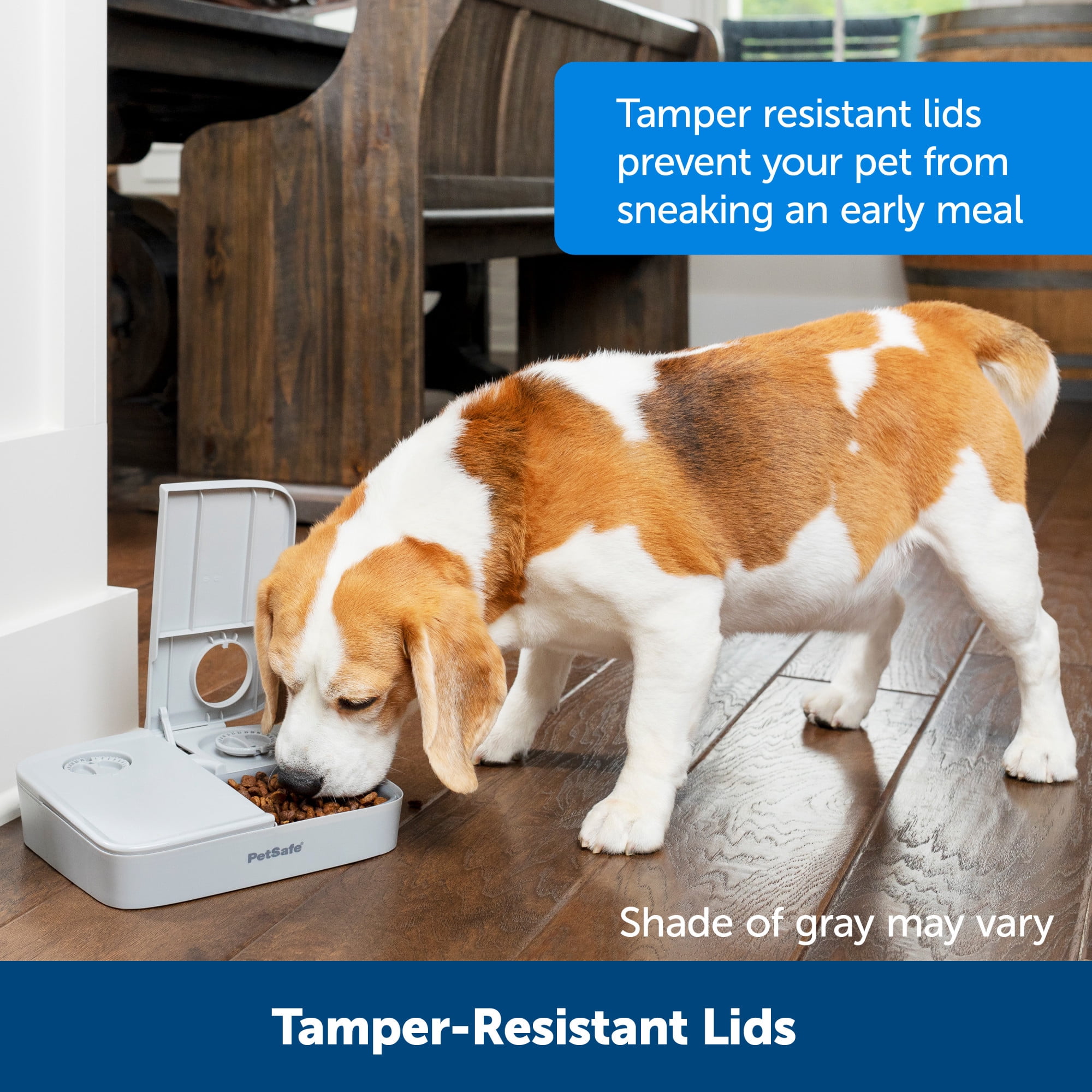 PetSafe Analog 2 Meal Programmable Pet Feeder, Dry or Semi-Moist Food, 3 Cup/16 Oz Capacity
