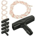 thumbnail image 1 of MasteelfCA 5pcs Attic Ladder Pull Cord Garage Door Pull Rope with Handle for Garage Opening, 1 of 8