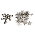 thumbnail image 6 of amagogo 6x20pcs 19mm Antique Star Shaped Rivets Stud Snap Buttons, 6 of 9