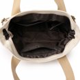 thumbnail image 2 of Bolso Damas Crossbody Lona Bolsos Moda para Fin de Semana Vacaciones Blanco, 2 of 8