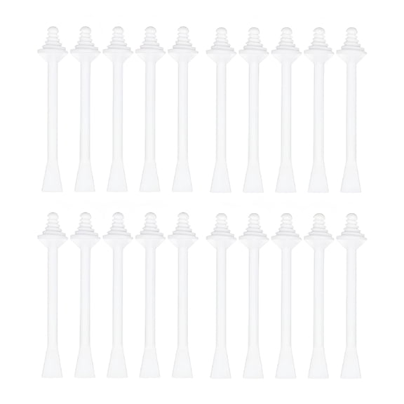 RAGUPEL Mens Manicure Set Nose Wax Sticks Hair Remover: 20pcs Nasal Wax Applicator Cleaning Sticks Hair Removal Rod for Home Store Salon Supplies