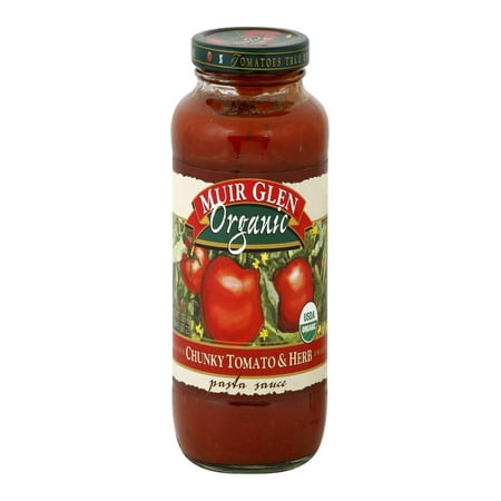 Muir Glen Pasta Sauce Chunky Tomato And Herb - Tomato - pack Of 12 - 25.5 Fl