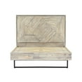 thumbnail image 2 of Armen Living Peridot 4-Piece Modern Wood Queen Bedroom Set in Natural, 2 of 2