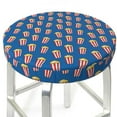 thumbnail image 3 of Haiem Cute Popcorn Cushion Round Bar Chair Seat Cover Bar Chair Cushion Covers Elastic Washable Bar Chair Cover,Protects from Scratches and Stains-14 inch, 3 of 7