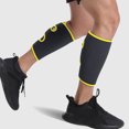 thumbnail image 1 of Paokuoon Shin Guards for Sports Soccer Sports Shin Guard Elastic Adjustable Compression Sleeve Calf Protection, 1 of 9