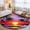 Purple, variant on Coastal Sunset Washable Area Rug 2 x 3 ft Palm Trees Beach Ocean Summer Soft Non Slip Rugs Stain Repellent Indoor Felt Carpet for Living Dining Room Bedroom Home Office