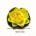 thumbnail image 2 of Artificial Floating Foam Lotus Flower, EVA Water Lily Pond Pool Decor Ornament Dancing Prop for Water Scene Arrangement, 2 of 6