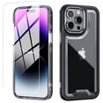 thumbnail image 1 of Funda MYBAT Lux para iPhone 14 PRO MAX Negra con mica de Cristal, 1 of 7