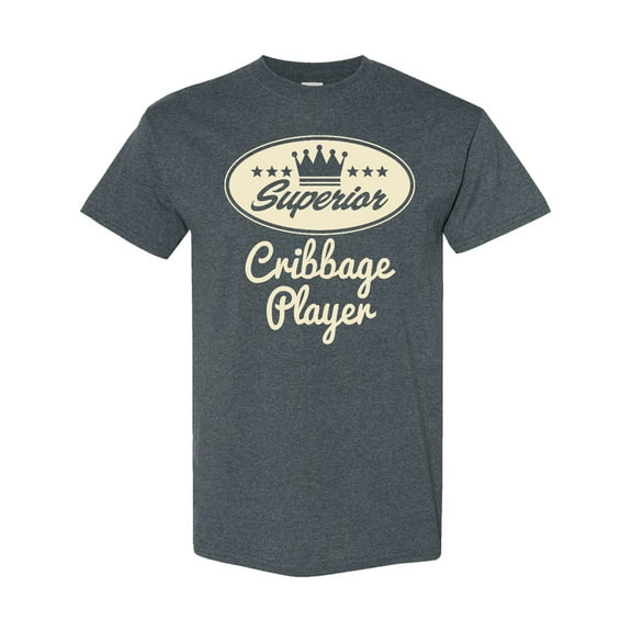Inktastic Cribbage Player Vintage Superior T-Shirt