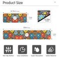 thumbnail image 3 of Yayeee Faucet Mat for Kitchen Sink 14.7" Diatomite Long Splash Guard Pad, Cartoon Flowers, 3 of 7