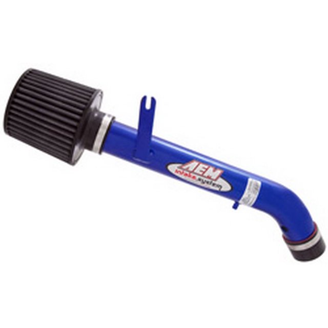 AEM Induction 22-401B Cold Air Intake Short Ram Air Blue Aluminum Tube; Gray Dryflow Filter