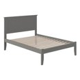 thumbnail image 1 of Bowery Hill Modern Wood Full Platform Bed with Attachable USB in Gray, 1 of 7