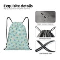 thumbnail image 4 of Sikiie Sea Turtle Drawstring Backpack Drawstring Bags, Draw String Back Bag for Sports, Gym, Travel, Swimming, Beach-Medium, 4 of 6