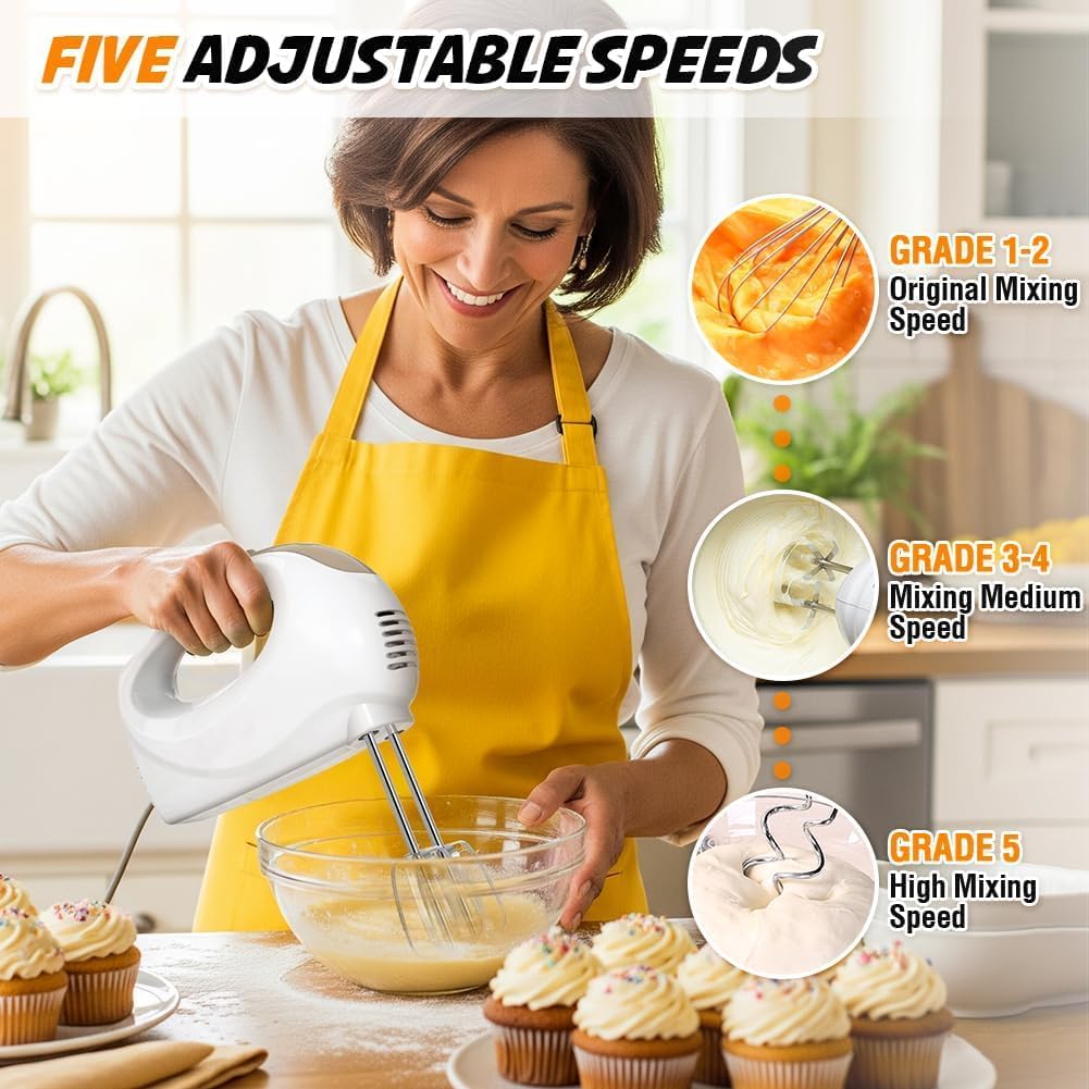 W10490648 Beaters Attachments KHMPW Hand Mixer Whisk Replace Kitchen Maxer for KHM512BM KHM2B by