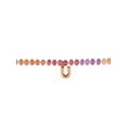 thumbnail image 5 of Time and Tru Goldtone Multicolored Bead Initial "U" Necklace, 5 of 6