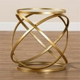 thumbnail image 5 of Bowery Hill Gold Finished Metal and Mirrored Glass End Table, 5 of 7