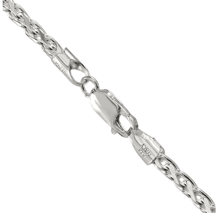 925 Sterling Silver Figaro Chain Necklace - 2mm Women's Link, 16-30