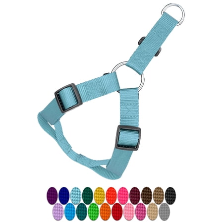 Country Brook Petz® Ocean Blue Nylon Step-In Dog Harness Medium