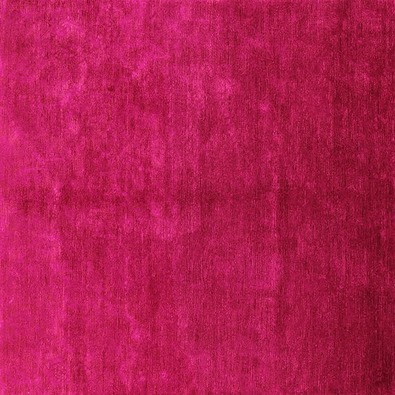 Ahgly Company Indoor Square Oriental Pink Industrial Area Rugs, 3' Square