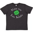 thumbnail image 3 of Inktastic Kiss Me I'm Irish Youth T-Shirt, 3 of 5
