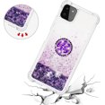 thumbnail image 5 of case for Samsung Galaxy A22 5G Case (Not 4G),Creativity Clear Quicksand Glitter Flowing Liquid Floating Soft TPU Case w/Stand Bling Diamond Sparkle Phone Cover for Samsung Galaxy A22 5G  Purple, 5 of 14