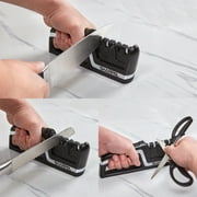Sharpal 104N 5-in-1 Kitchen Knife and Scissors Sharpener, Tungsten Carbide