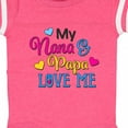 thumbnail image 4 of Inktastic My Nana and Papa Love Me with Hearts Boys or Girls Baby Bodysuit, 4 of 5