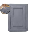 thumbnail image 1 of Dvruxg Absorbent Bathroom Rug - Velvet Fleece & Foam, Non-Slip Rubber Backing, 16x24in, Multiple Colors for Bath, Bedroom, Kitchen, 1 of 5