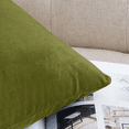 thumbnail image 3 of StangH Soft Square Velvet Cushion Cases for Couch 18x18 inches Set of 2, Christmas Decorative Throw Pillow Covers for Living Room Winter Holiday Decor for Car/Bed/Balcony, Olive Green, 3 of 7