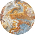 thumbnail image 2 of Rough Granite Stone Rock Round Place Mats Set of 6, Heat Stain Insulation Table Mats Non-Slip Grid Woven Placemats 15.4 Inch for Kitchen Dining Table Holiday, 2 of 7
