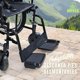 thumbnail image 5 of Silla de Ruedas Todo Terreno | Incluye Bomba de Aire y Kit de Reparación | Soporta 110 Kg, Llanta Trasera Neumática 24” | (Negro), 5 of 9
