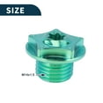 thumbnail image 6 of Unique Bargains M14*1.5 Oil Drain Plug Oil Pan Drain Bolt Screw Thread Repair Green 1 Pcs, 6 of 7