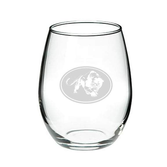 Jaguar 21 oz. Deep Etched Stemless Wine Glass