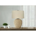 thumbnail image 5 of Lighting, 25"H, Table Lamp, Rattan, Beige Shade, Transitional, 5 of 8