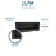 thumbnail image 2 of Tile Redi Usa Niche - Estante De Ducha Empotrado Individual, Color Negro, Un Estante Interior De 16.0 In De Ancho X 6.0 In De Alto X 4.0 In De Profundidad (Rn166S-Bi), 2 of 8