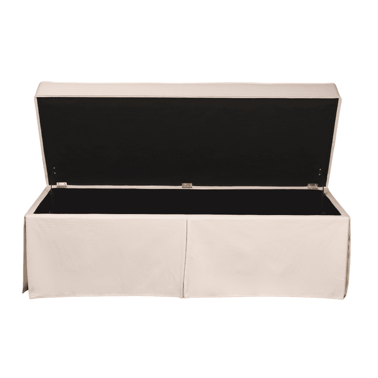 My Texas House Clementine Skirted Bench, Taupe photo 5