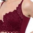 thumbnail image 3 of Brasier de Encaje - PLAYTEX - Side Smoothing - Soporte Cómodo -Modelo 52233 - Estilo Moldeador - Color Rojo - Talla 38B, 3 of 4