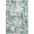 thumbnail image 4 of BERTHMEER 6'x9' Modern Area Rug for Living Room Bedroom Dining Room Washable Non-Slip Abstract 3D Textured Hard Rugs, Blue Multi, 4 of 6
