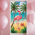 thumbnail image 7 of Colorful Design Christmas Flamingo Polyester Decorative Beach Banner for Holiday Party Indoor Decoration Event Celebration, 7 of 7