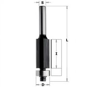 CMT, Contractor Flush Trim Bit, 3/8-inch Diameter, 1/4-inch Shank